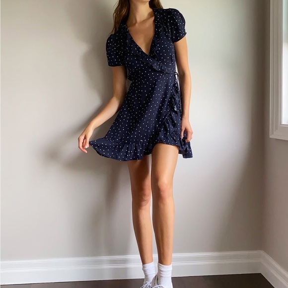 Sunday Best Ruffle Wrap Dress - Picture 2 of 6